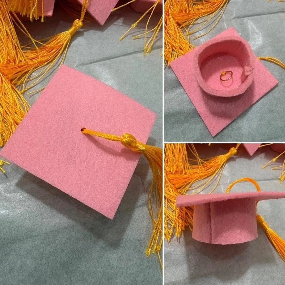🎓 DIY Pink Graduation Cap Party Favor decor Set of 31 pieces (Class of 2026!)